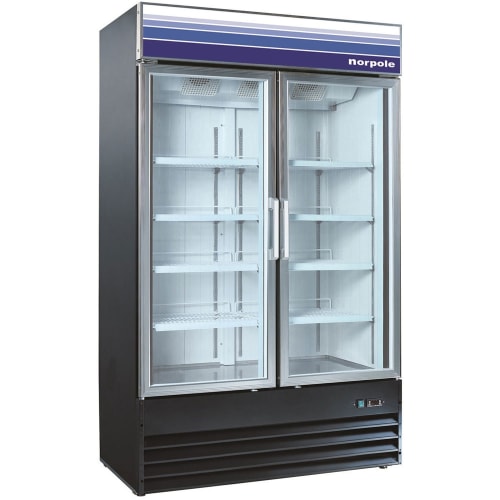 Norpole 45 Cuft. Double Door Merchandiser Freezer